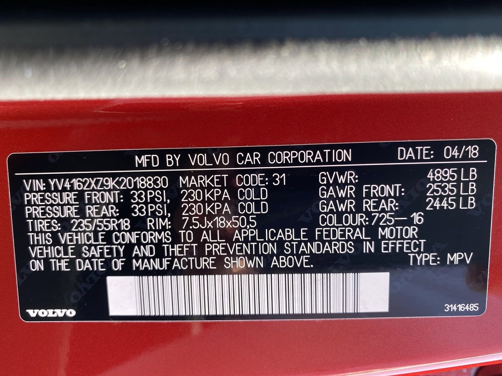 2019 Volvo XC40 Base