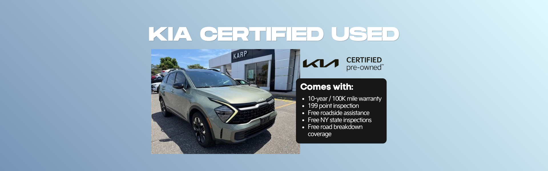 Kia certified used image with benefits